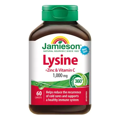 JAMIESON Lysin 1000mg se zinkem a vit.C tbl.60