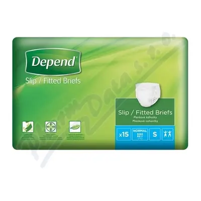 Depend Slip Normal inkont.kalhotky vel.S 15ks