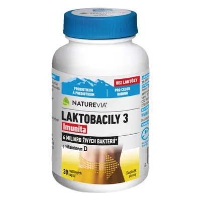 NatureVia Laktobacily 3 Imunita cps.30