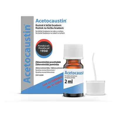 Acetocaustin roztok k léčbě bradavic 2ml