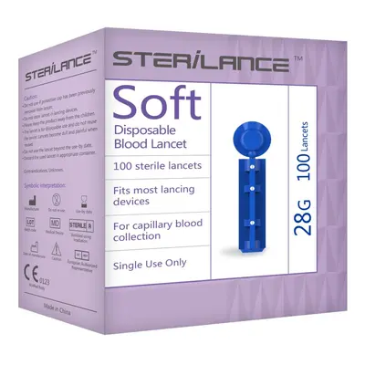 Sterilance Soft lancety pro GlucoLab 100ks