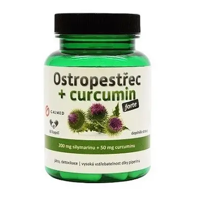 Ostropestřec+curcumin forte cps.60 Galmed