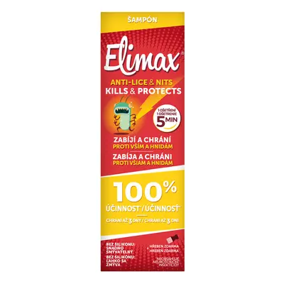 Elimax Šampon proti vším a hnidám 100ml+hřeben