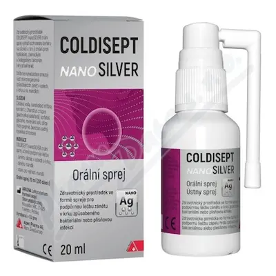 Coldisept nanoSilver orální sprej 20ml