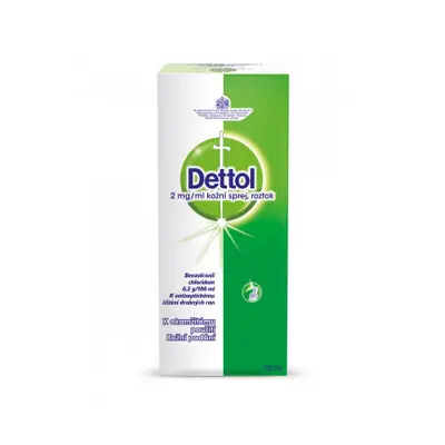 Dettol 2mg/ml drm.spr.sol.1x100ml