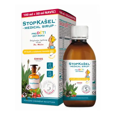 STOPKAŠEL Medical sirup OD 1 ROKU 100+50ml NAVÍC