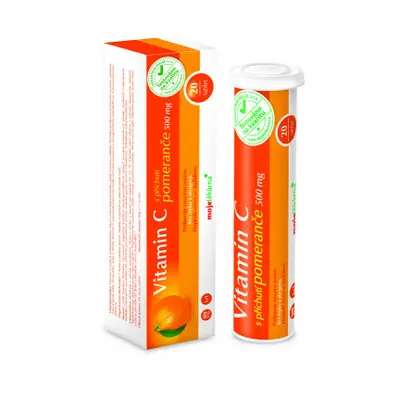 Vitamin C 500mg pomeranč eff.tbl.20 Moje lékárna