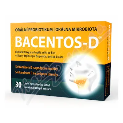 BACENTOS-D orální probiotikum tbl.30