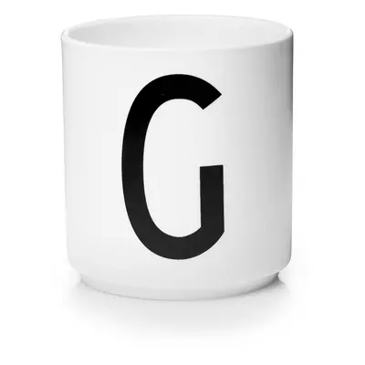 Porcelánový hrnek G DESIGN LETTERS - bílý