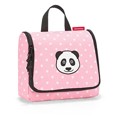 Dětská kosmetická taštička Reisenthel Toiletbag Panda dots pink