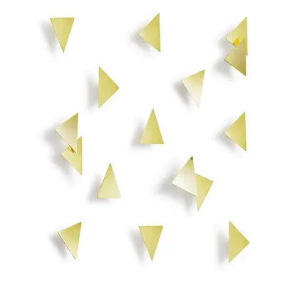 Dekorace na zeď Umbra CONFETTI TRIANGLES - zlatá