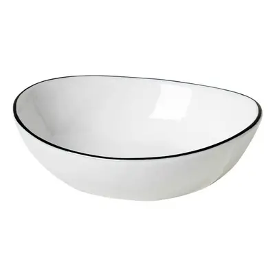 Miska 14 cm Broste SALT - bílá/černá