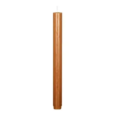 Dlouhá svíčka průměr 2,6 cm doba hoření 18 h Broste RUSTIC - terracotta