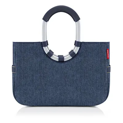 Nákupní taška Reisenthel Loopshopper M Herringbone dark blue