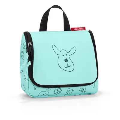 Dětská kosmetická taštička Reisenthel Toiletbag S kids Cats and dogs mint