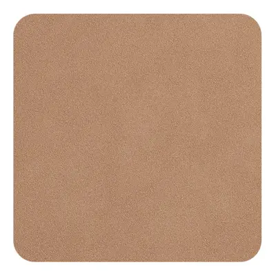 Sada 4 ks podtácků z imitace kůže 10x10 cm SOFT LEATHER ASA Selection - světle hnědá