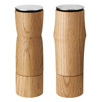 Sada mlýnků na sůl a pepř Stelton STOSM - přírodní dub