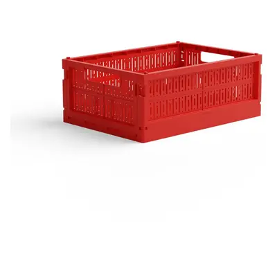 Skládací přepravka midi Made Crate - so bright red