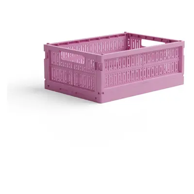 Skládací přepravka midi Made Crate - soft fuchsia