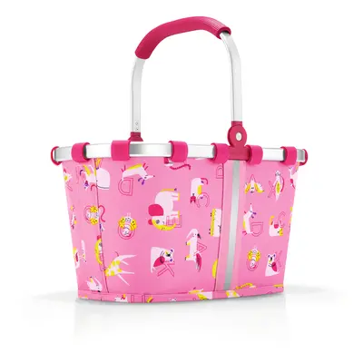 Dětský košík Reisenthel Carrybag XS kids Abc friends pink