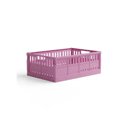 Skládací přepravka maxi Made Crate - soft fuchsia