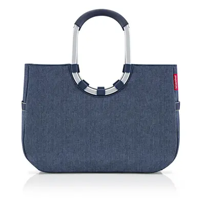 Nákupní taška Reisenthel Loopshopper L Herringbone dark blue