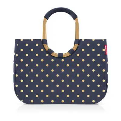 Nákupní taška Reisenthel Loopshopper L Frame Metallic dots blue