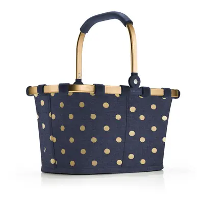 Košík Reisenthel Carrybag XS Frame Metallic dots blue