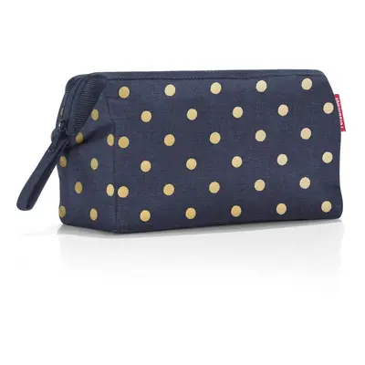 Kosmetická taštička Reisenthel Travelcosmetic Metallic dots blue