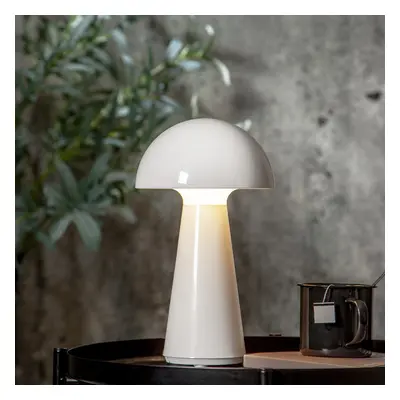 Stolní lampa výška 28 cm Star Trading Mushroom - bílá