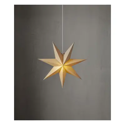 Vánoční papírová hvězda průměr 45 cm Star Trading Plain - béžová