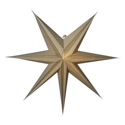 Vánoční papírová hvězda průměr 60 cm Star Trading Point - béžová