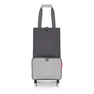 Nákupní taška na kolečkách Reisenthel Foldabletrolley Herringbone grey