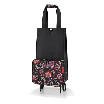 Nákupní taška na kolečkách Reisenthel Foldabletrolley Paisley black