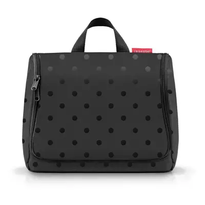 Toaletní taštička Reisenthel Toiletbag XL Glossy dots black