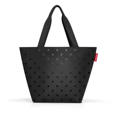 Nákupní taška přes rameno Reisenthel Shopper M Glossy dots black