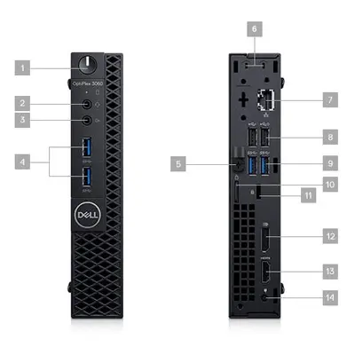 Dell Malý počítač - PC DELL Optiplex 3060 Micro