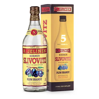 R. JELÍNEK Slivovice kosher 5yo 50% 0,7l (TUBA)