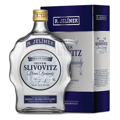 R. JELÍNEK Silver Slivovitz kosher 50% 0,7l (TUBA)