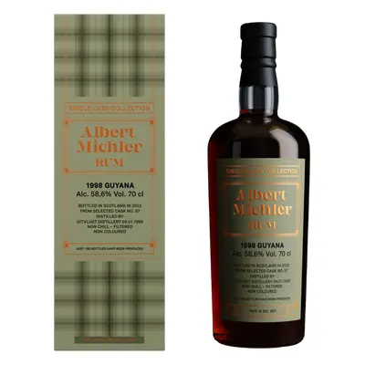 Albert Michler Single Cask Guyana 1998 58,6% 0,7l