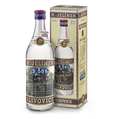 R. JELÍNEK Jubilejní slivovice 2006 53% 0,75l