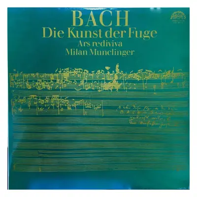 Die Kunst Der Fuge (2xLP) - Johann Sebastian Bach, Ars Rediviva Ensemble, Milan Munclinger (1981