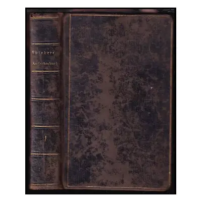 Andachtsbuch Fur Gebildete Christen : Erster Theil - Christian Wilhelm Spieker (1839, C. F. Amel