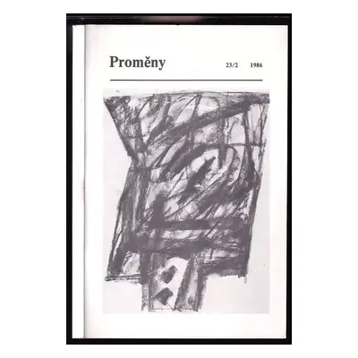 Proměny : 23 (1986, Czechoslovak Society of Arts and Sciences)