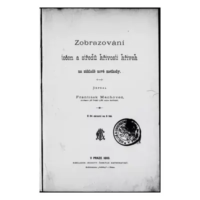 Zobrazování tečen a středů křivosti křivek na základě nové methody - František Machovec (1883, J