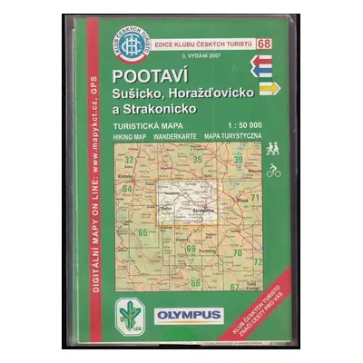 Pootaví : Sušicko, Horažďovicko a Strakonicko : turistická mapa 1:50 000 (2007, Trasa)