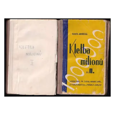 Kletba milionů - 1. díl + Kletba milionů - 2. díl - KOMPLET - Vlasta Javořická (1930, F.Šupka)