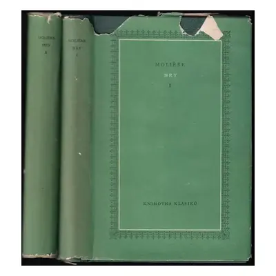 Hry 1 - 2 - Molière, Vladimír Brett (1953, Státní nakladatelství krásné literatury, hudby a uměn