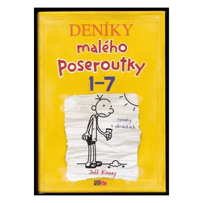 KOMPLET Jeff Kinney 7X Deník malého poseroutky - Jeff Kinney (2012, CooBoo)