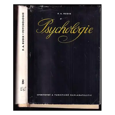 Psychologie - Pjotr Antonovič Rudik, Petr Antonovič Rudik (1958, Sportovní a turistické nakladat